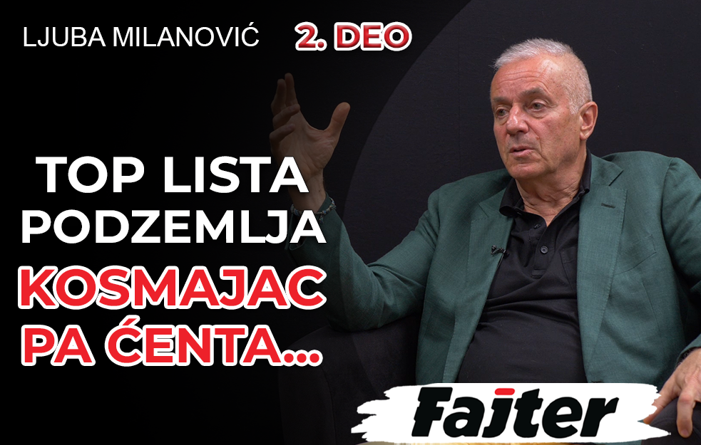 LJUBA MILANOVIĆ - 2.DEO: TOP LISTA PODZEMLJA, PRVO KOSMAJAC I ĆENTA,  ARKAN JE NEŠTO DRUGO